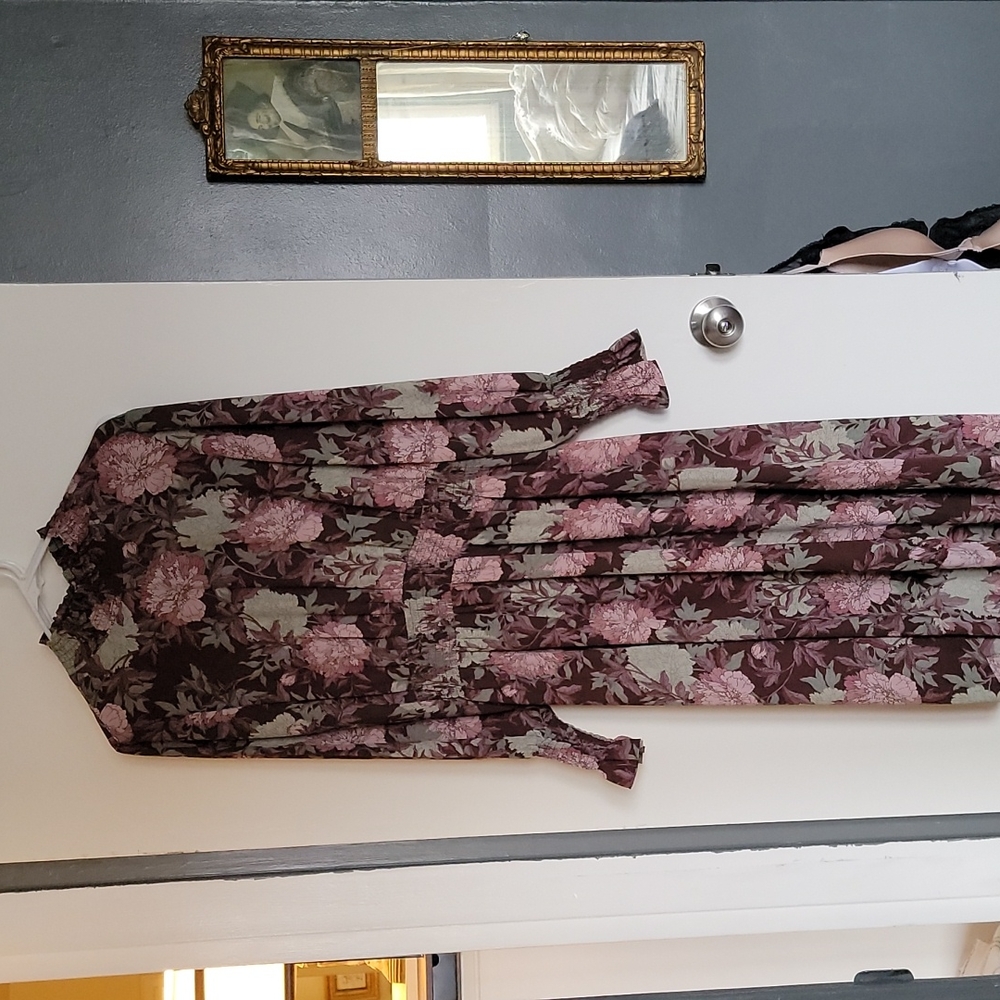 Nanette Lepore Victorian Style Floral Dress